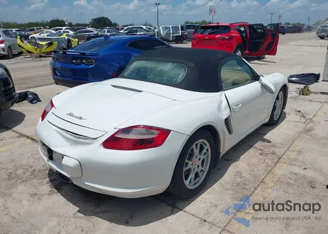 2008 Porsche Boxster from USA, damaged, VIN WP0CA29838U712845
